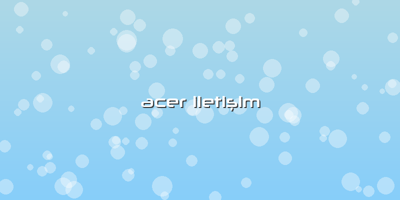 Acer Iletişim