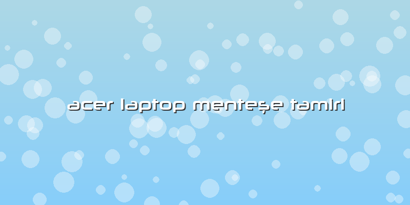 Acer Laptop Menteşe Tamiri