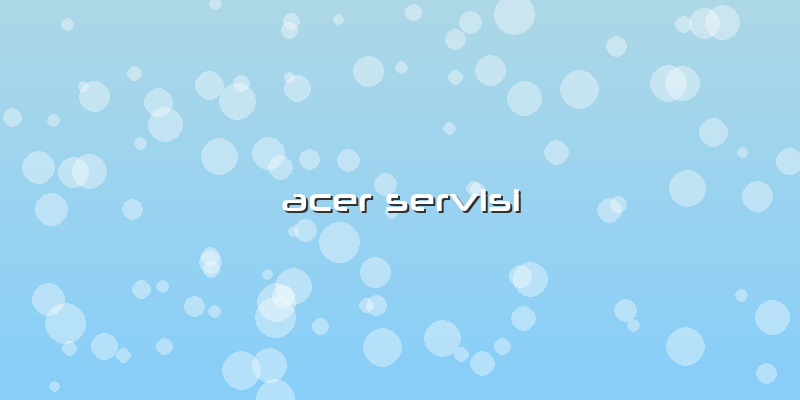 Acer Servisi