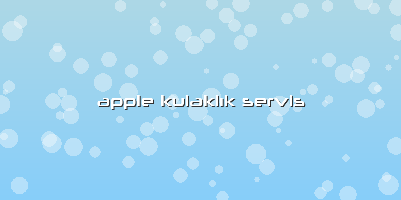 Apple Kulaklık Servis