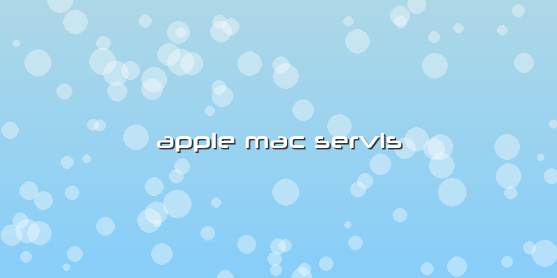Apple Mac Servis