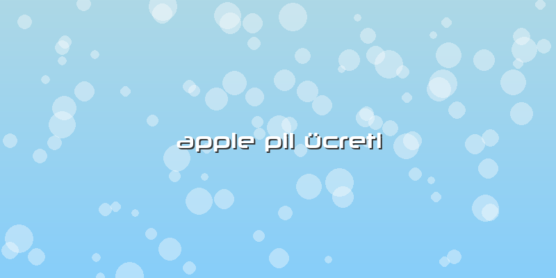 Apple Pil ücreti