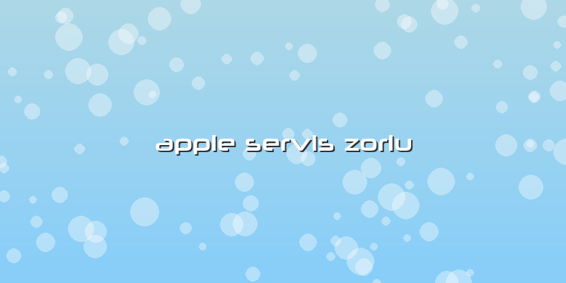Apple Servis Zorlu