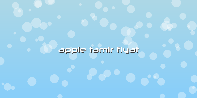 Apple Tamir Fiyat