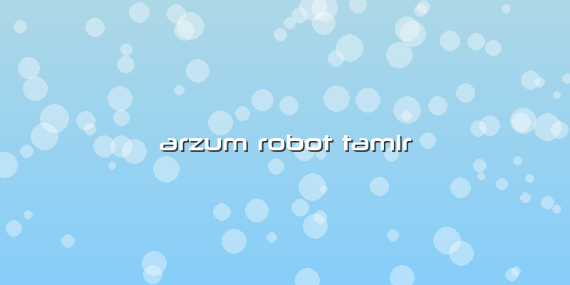 Arzum Robot Tamir