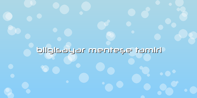 Bilgisayar Menteşe Tamiri