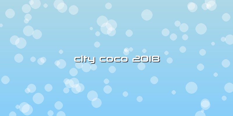 City Coco 2018