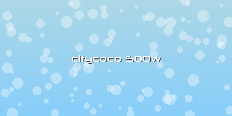 Citycoco 500w