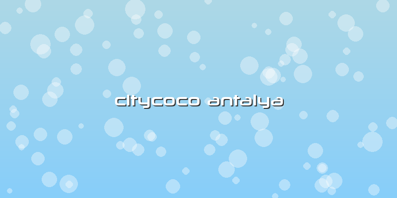Citycoco Antalya