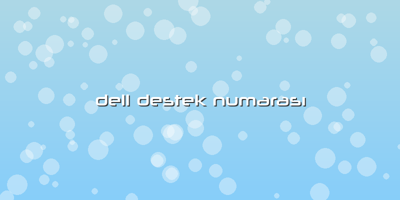 Dell Destek Numarası