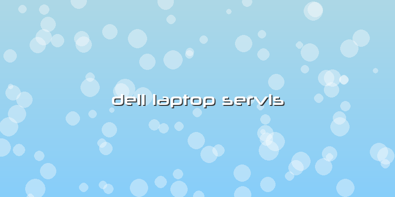 Dell Laptop Servis