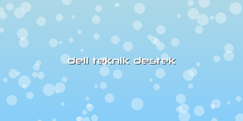 Dell Teknik Destek