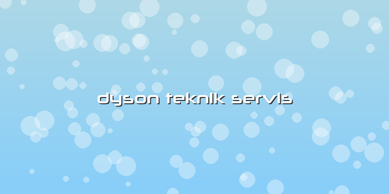 Dyson Teknik Servis