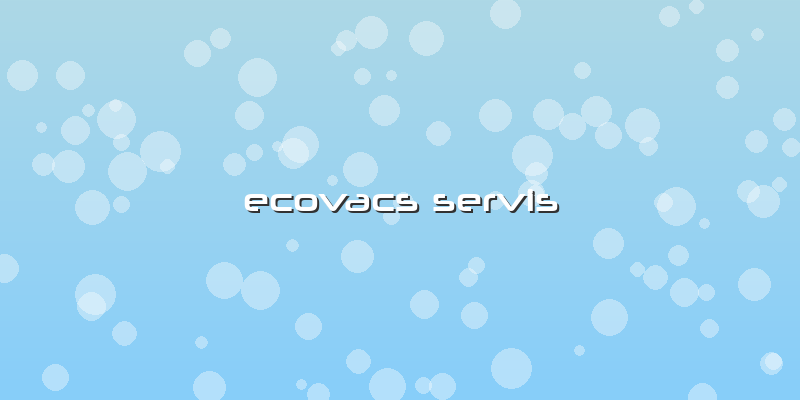 Ecovacs Servis