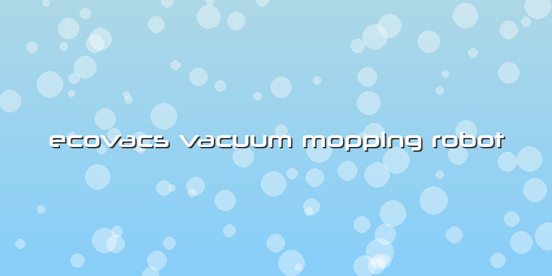 Ecovacs Vacuum Mopping Robot