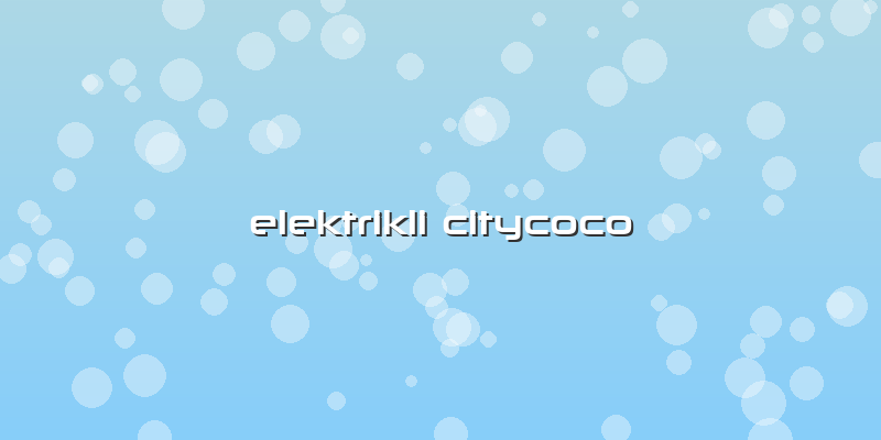 Elektrikli Citycoco