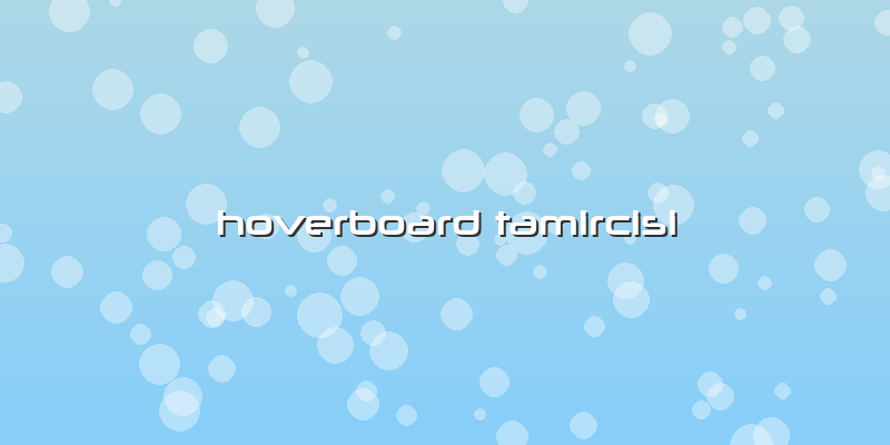 Hoverboard Tamircisi