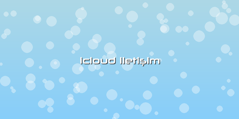 Icloud Iletişim
