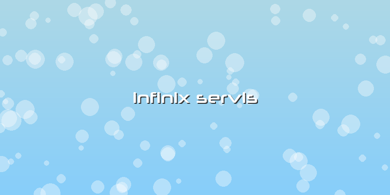Infinix Servis