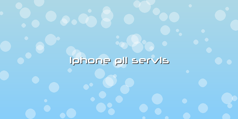 Iphone Pil Servis