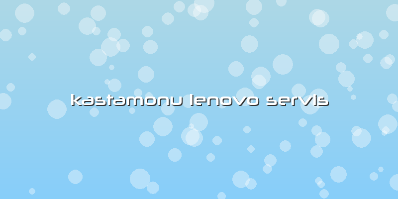 Kastamonu Lenovo Servis