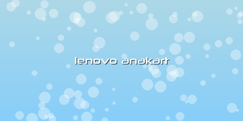 Lenovo Anakart