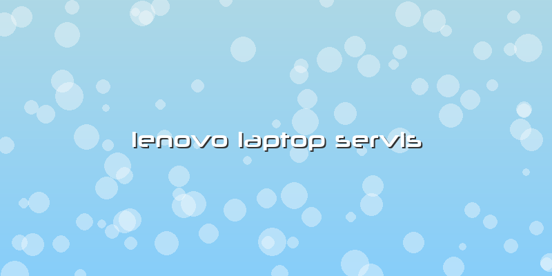 Lenovo Laptop Servis