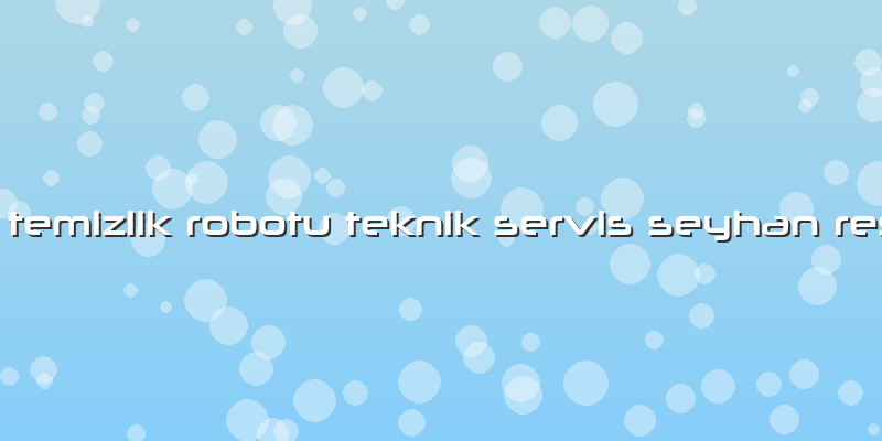 Libelle Temizlik Robotu Teknik Servis Seyhan Resimleri