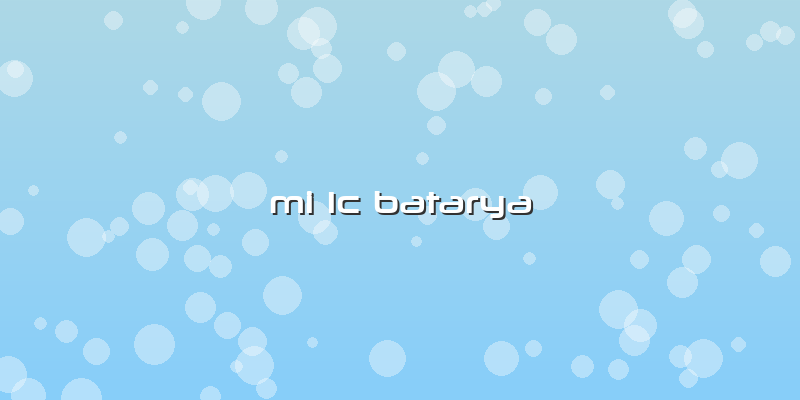 Mi 1c Batarya