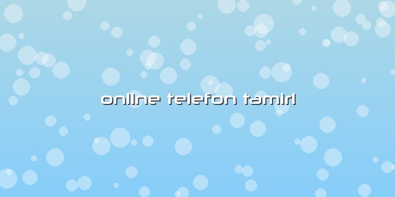 Online Telefon Tamiri