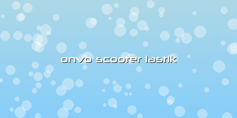 Onvo Scooter Lastik