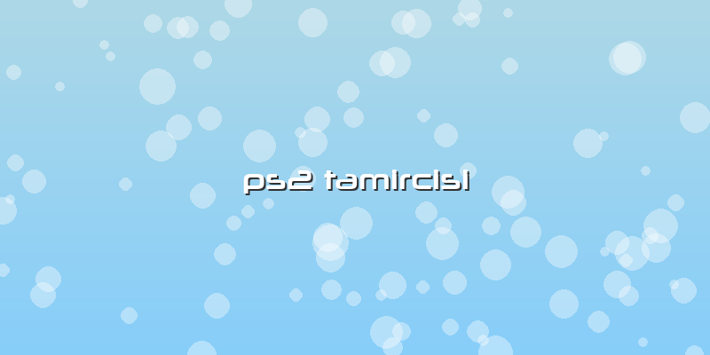 Ps2 Tamircisi