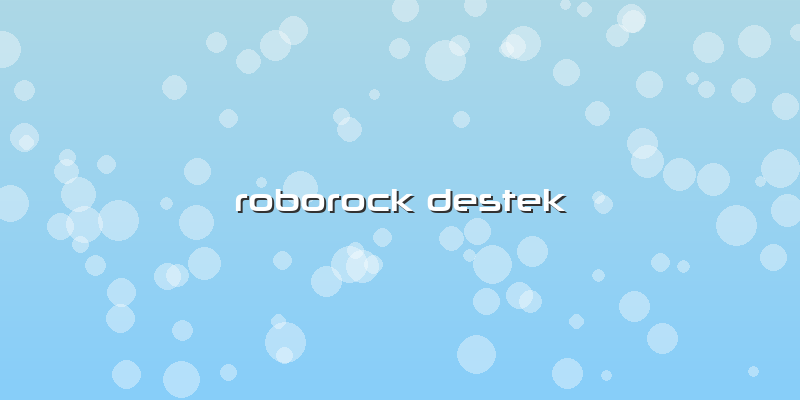Roborock Destek (Özel Servis)