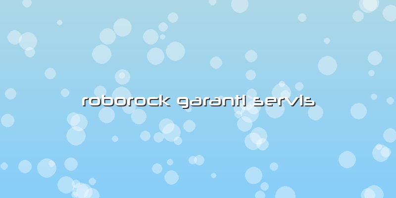 Roborock Özel Garantli Servis