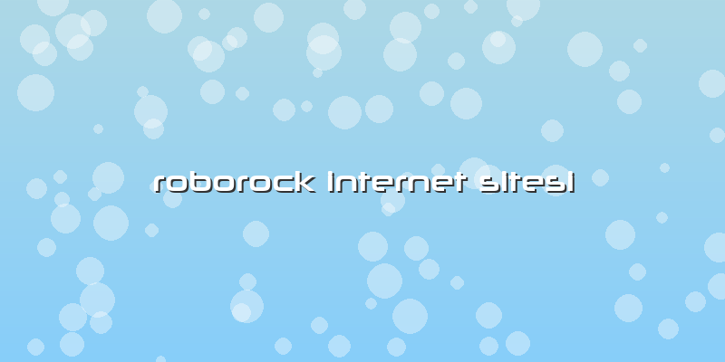 Roborock Özel servis internet Sitesi