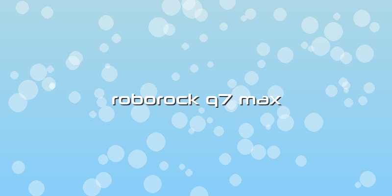 Roborock Q7 Max