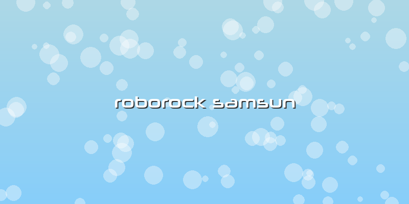 Roborock Özel Servis Samsun