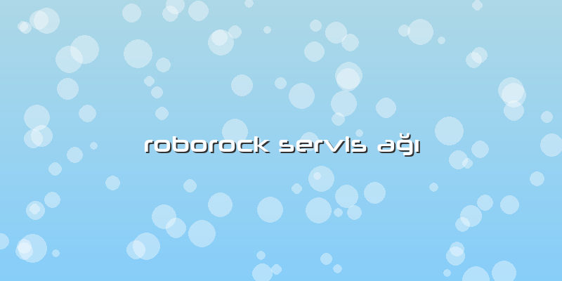 Roborock Özel Servis Ağı