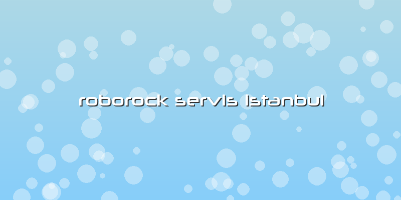 Roborock Özel Servis İstanbul