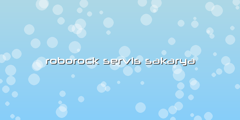 Roborock Özel Servis Sakarya
