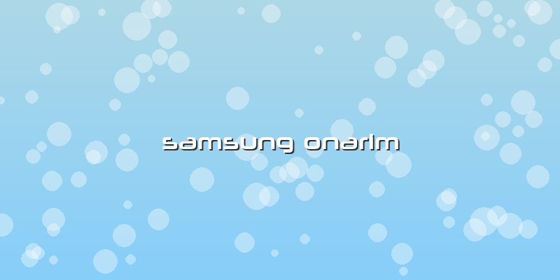 Samsung Onarim