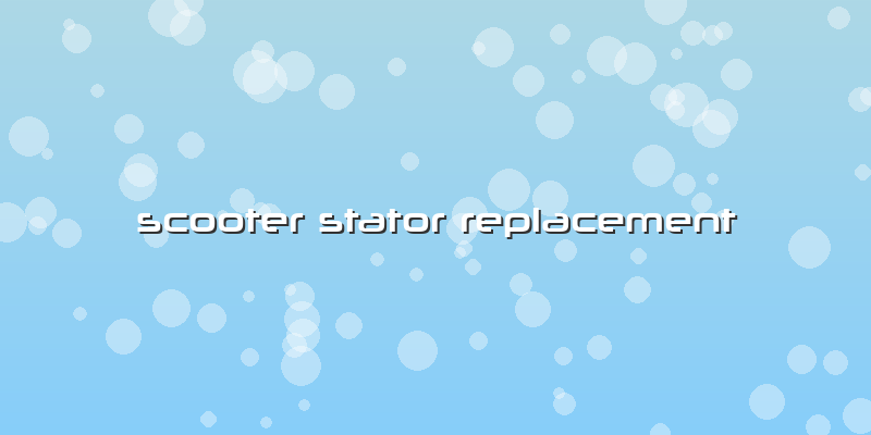 Scooter Stator Replacement