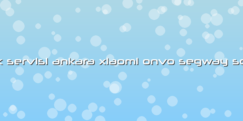 Scooter Tamircisi Ve Lastik Servisi Ankara Xiaomi Onvo Segway Scooter Etimesgut Resimleri