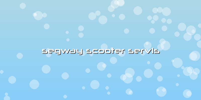 Segway Scooter Servis
