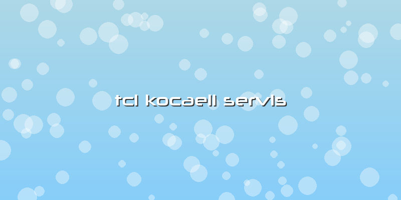 Tcl Kocaeli Servis