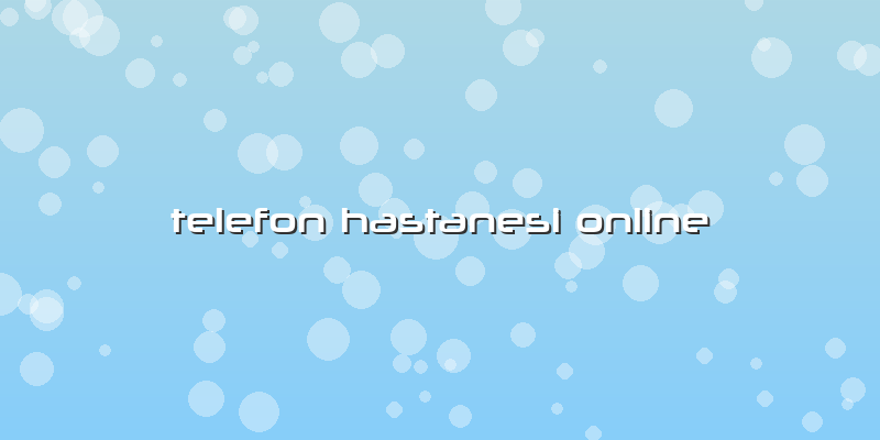 Telefon Hastanesi Online