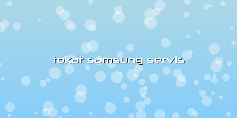 Tokat Samsung Servis