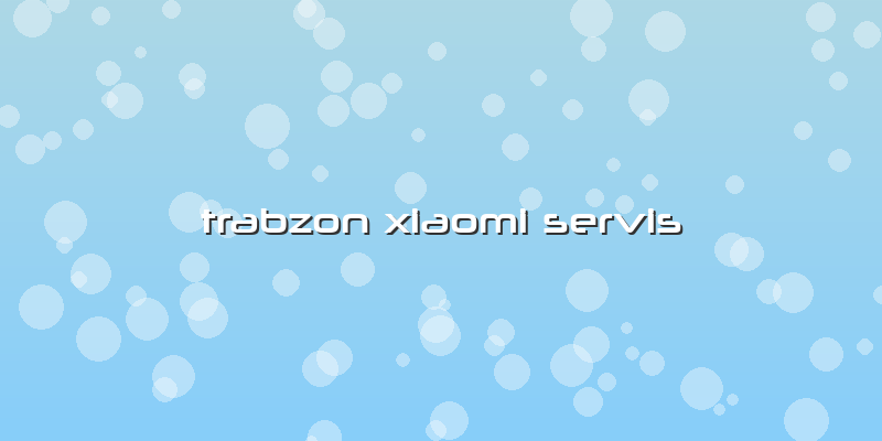 Trabzon Xiaomi Servis