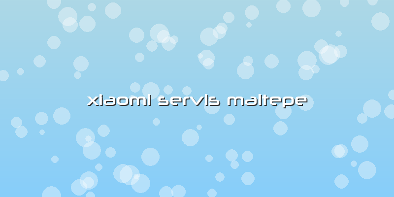Xiaomi Servis Maltepe