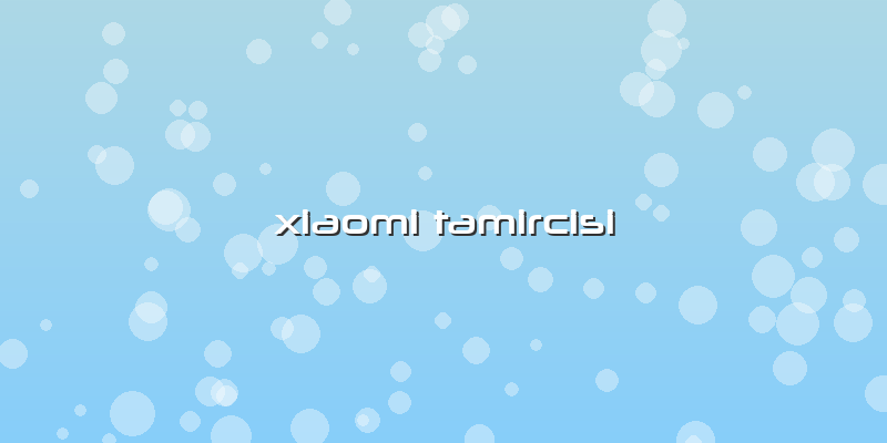 Xiaomi Tamircisi